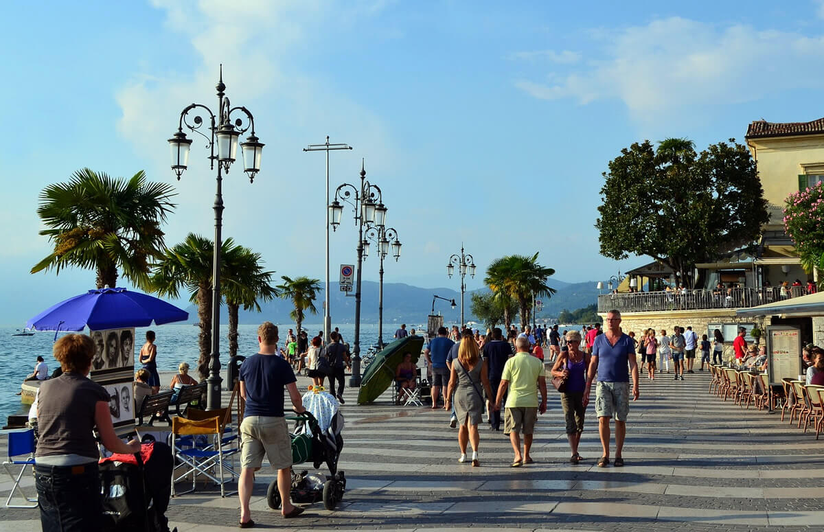 Promenade in Lazise am Gardasee